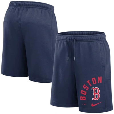Shop Nike Navy Boston Red Sox Arched Kicker Shorts