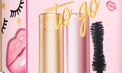 Too Faced Lashes & Lips To Go Usd $32 Value