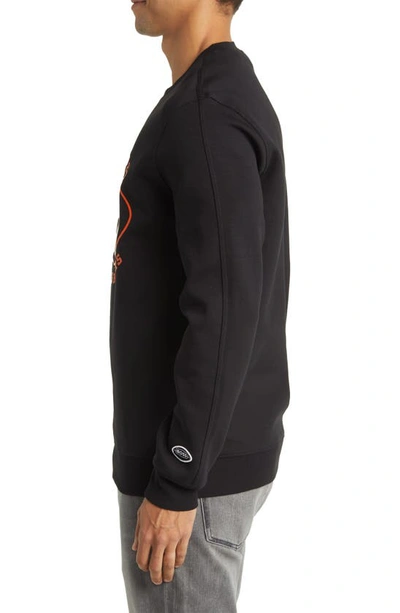 Shop Hugo Boss X Nfl Crewneck Sweatshirt In Chicago Bears Black