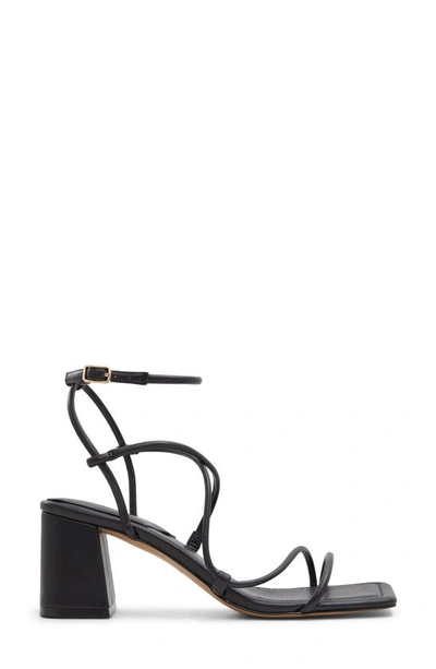 Shop Aldo Harmonni Ankle Strap Sandal In Black