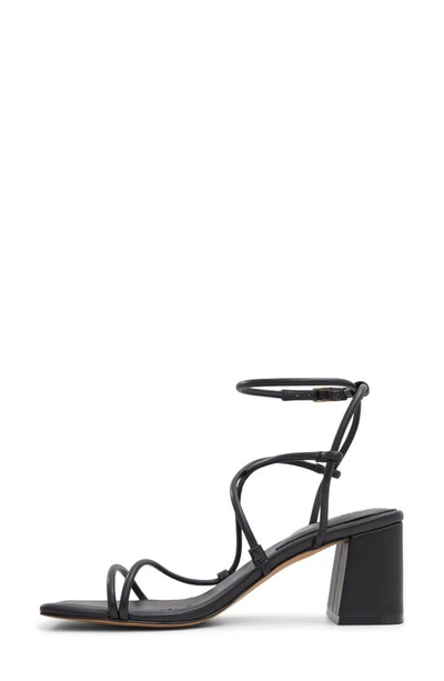 Shop Aldo Harmonni Ankle Strap Sandal In Black