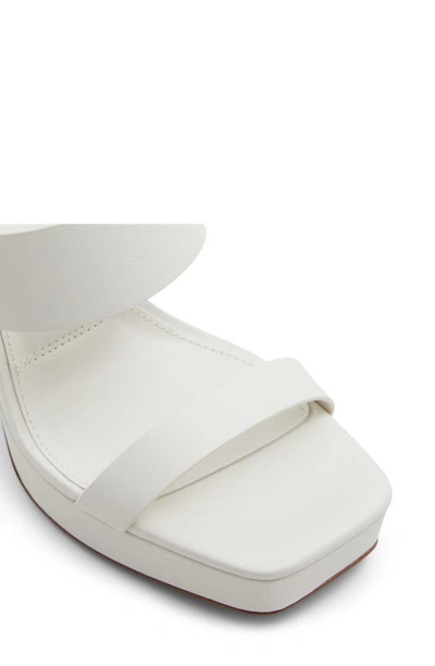 Shop Aldo Audreena Platform Sandal In White