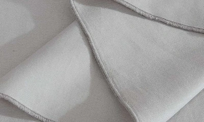 Calvin Klein Pearl Edge 300 Thread Count Sateen Sheet Set In Grey