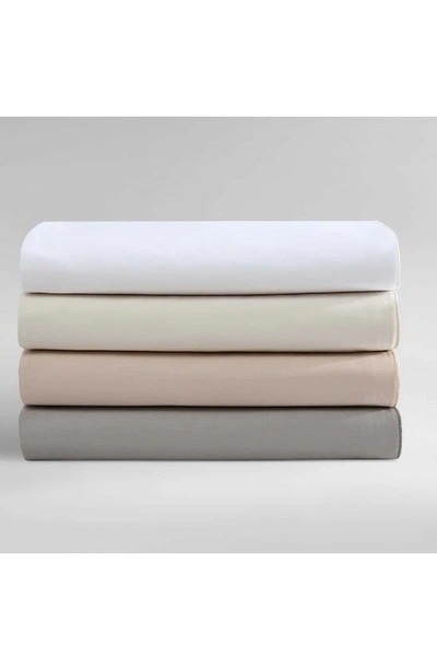 Shop Calvin Klein Pearl Edge 300 Thread Count Sateen Sheet Set In Beige/tan