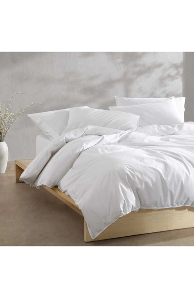 Calvin Klein Washed Percale Comforter & Shams Set In White
