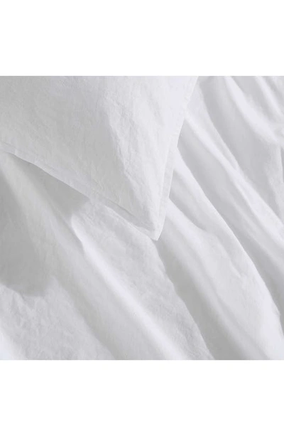 Calvin Klein Washed Percale Comforter & Shams Set In White