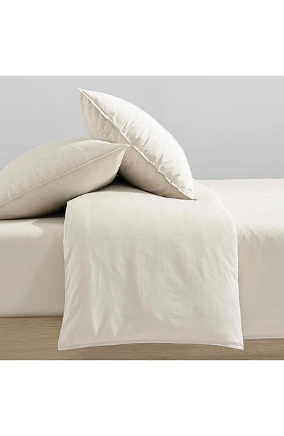 Shop Calvin Klein Washed Percale Duvet & Shams Set In Beige/ Tan