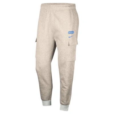 Shop Nike Oatmeal North Carolina Tar Heels Club Cargo Jogger Pants