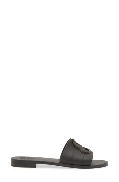 Moncler Mon Slides In Black