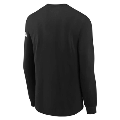 Shop Nike Youth  Black Boston Celtics Swoosh Long Sleeve T-shirt