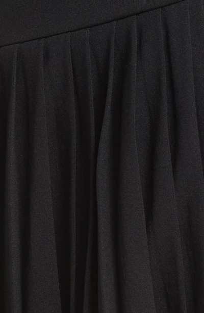 Bp. Pleated Miniskort In Black Night