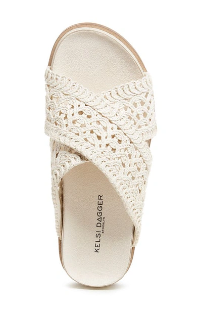Kelsi Dagger Brooklyn Sailor Slide Sandal In Shell