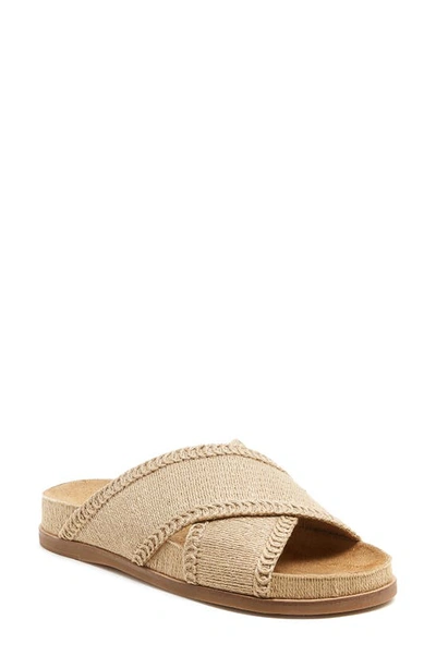 Shop Kelsi Dagger Brooklyn Sailor Slide Sandal In Natural