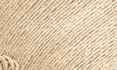 Kelsi Dagger Brooklyn June Water Resistant Jute Platform Slide Sandal In Natural