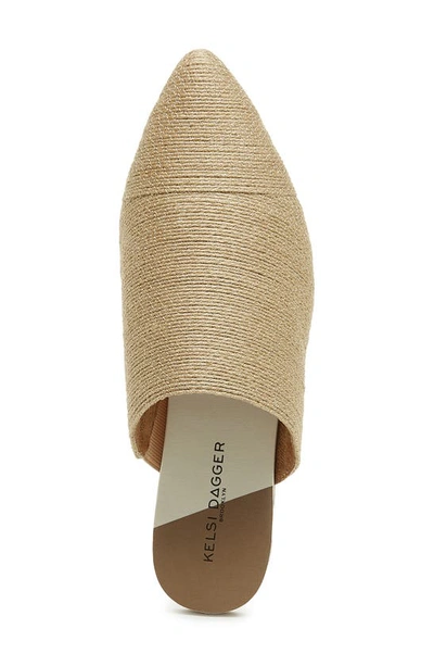 Kelsi Dagger Brooklyn Pointed-toe Mules In Natural