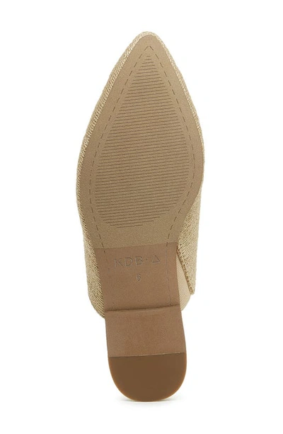 Shop Kelsi Dagger Brooklyn Pointed Toe Water Resistant Mule In Natural