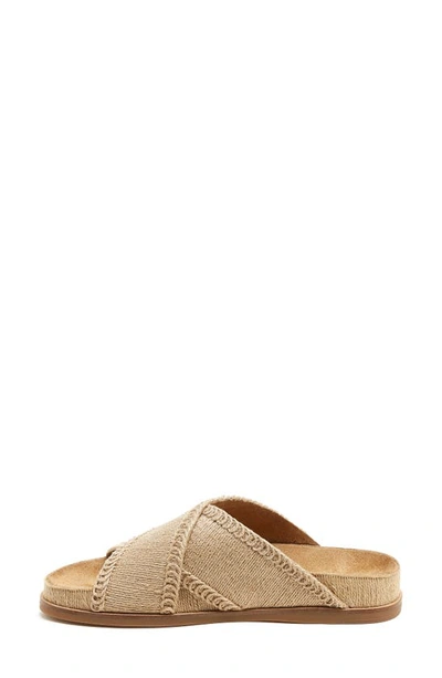 Shop Kelsi Dagger Brooklyn Sailor Slide Sandal In Natural