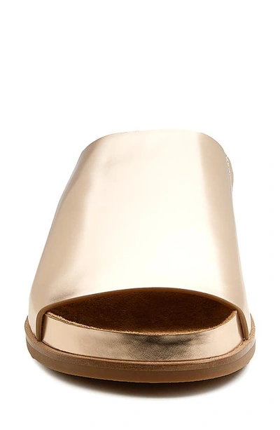 Shop Kelsi Dagger Brooklyn Squish Slide Sandal In New Gold