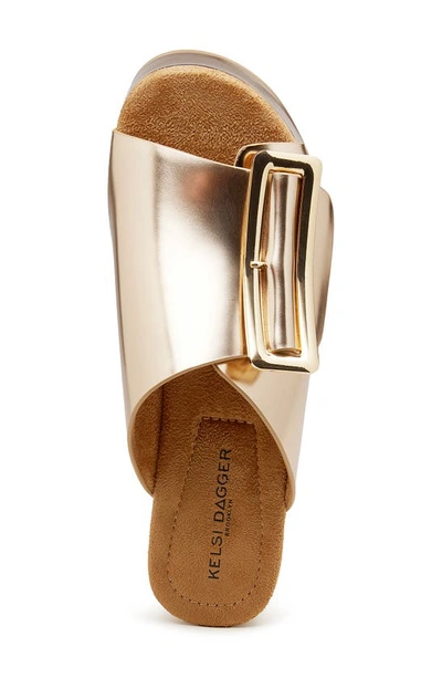 Shop Kelsi Dagger Brooklyn Dover Platform Sandal In Gold