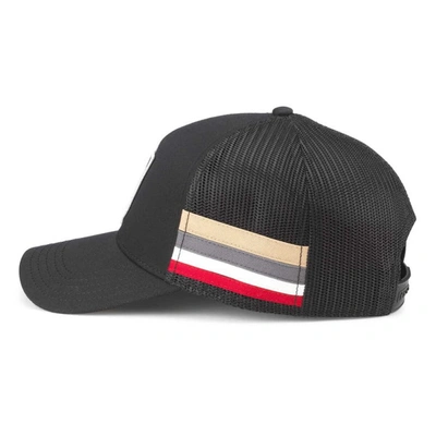 Shop American Needle Black Vegas Golden Knights Hotfoot Stripes Trucker Adjustable Hat