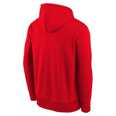 Shop Nike Youth  Red St. Louis Cardinals Authentic Collection Performance Pullover Hoodie