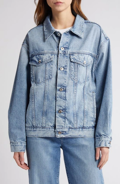 Shop Ag Hunter Denim Jacket In Intuition