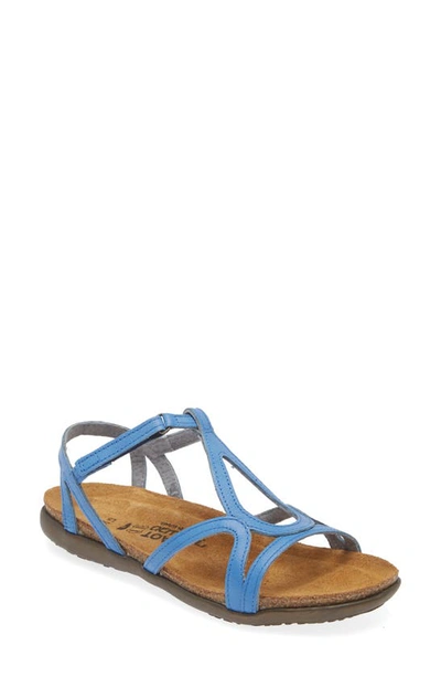 Shop Naot Dorith Sandal In Sapphire Blue Leather