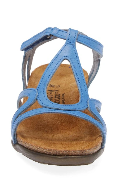 Naot Dorith Sandal In Sapphire Blue Leather