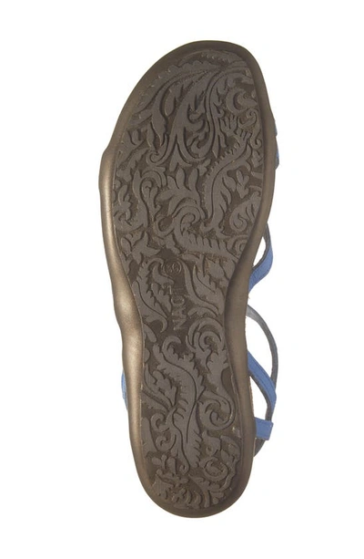 Naot Dorith Sandal In Sapphire Blue Leather