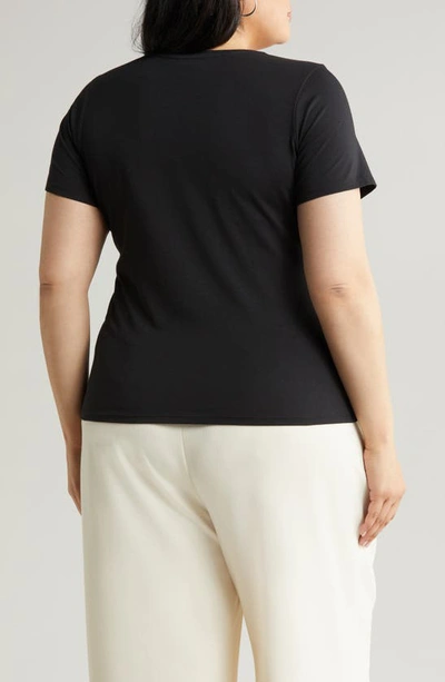 Shop Nordstrom Crewneck T-shirt In Black