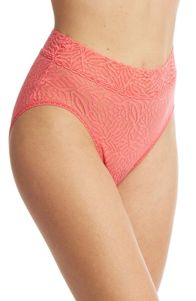 Shop Hanky Panky Animal Mix Lace French Briefs In Wild Card