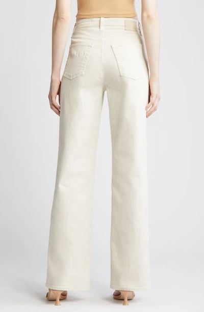 Shop Ag Kora High Waist Wide Leg Jeans In Opal Stone