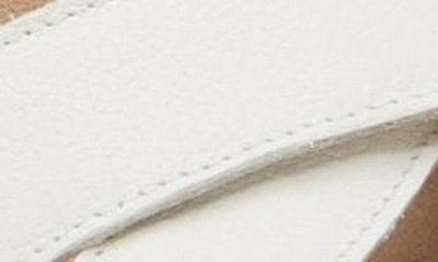 Naot Throne Wedge Sandal In Soft White Leather