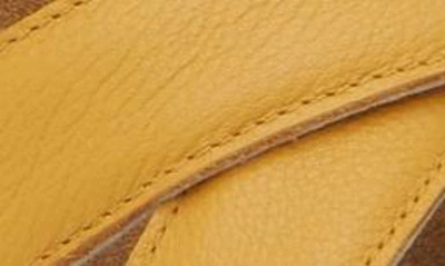 Naot Throne Wedge Sandal In Marigold Leather