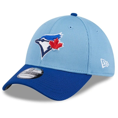 Shop New Era Light Blue Toronto Blue Jays 2024 Batting Practice 39thirty Flex Hat