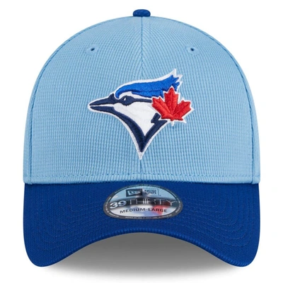 Shop New Era Light Blue Toronto Blue Jays 2024 Batting Practice 39thirty Flex Hat