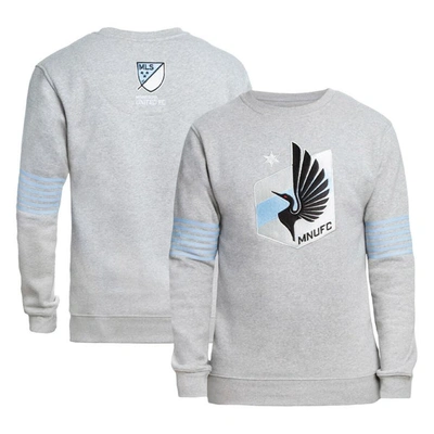 Shop Grungy Gentleman Gray Minnesota United Fc Pullover Sweatshirt