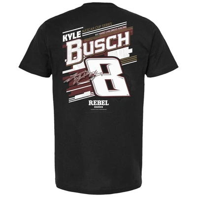 Shop Nascar Richard Childress Racing Team Collection  Black Kyle Busch Rebel Bourbon Draft T-shirt