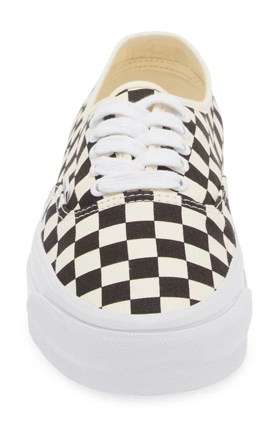 Shop Vans Premium Authentic Reissue 44 Sneaker In Lx Checkerboard Black/ White