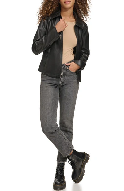 Levi's Racer Faux Leather Jacket In Black