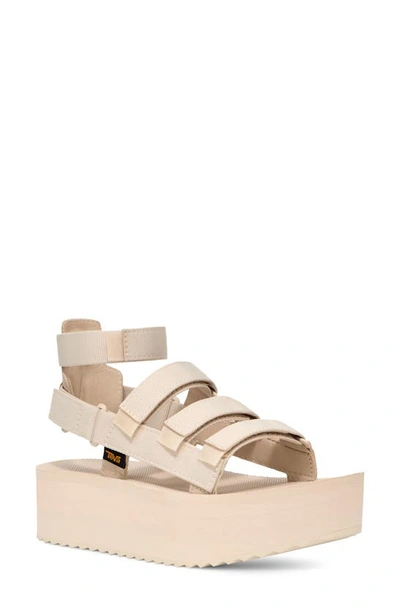 Shop Teva Mevia Flatform Strappy Sandal In Birch