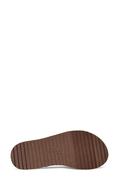 Shop Teva Mevia Flatform Strappy Sandal In Acorn