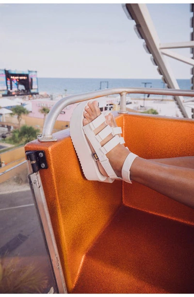Teva Mevia Flatform Strappy Sandal In Birch