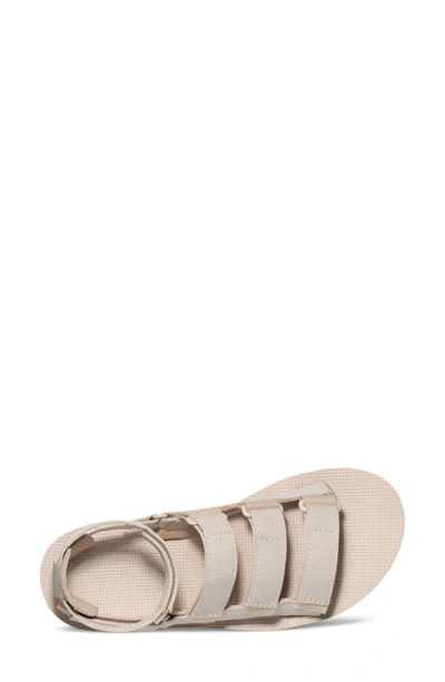 Teva Mevia Flatform Strappy Sandal In Birch