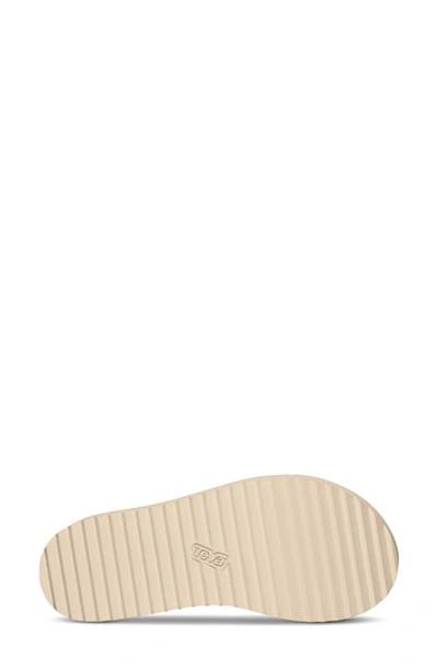 Teva Mevia Flatform Strappy Sandal In Birch