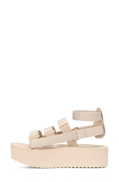 Teva Mevia Flatform Strappy Sandal In Birch