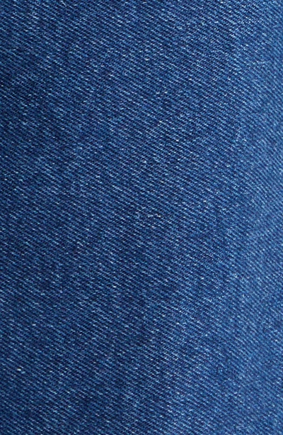 Bode Embroidered Denim Jacket In Indigo