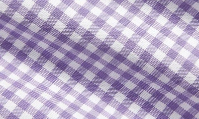 Shop Polo Ralph Lauren Gingham Cotton Oxford Button-down Shirt In Cactus Purple/ White