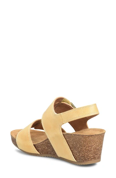Comfortiva Erlina Wedge Sandal In Mexico Yellow