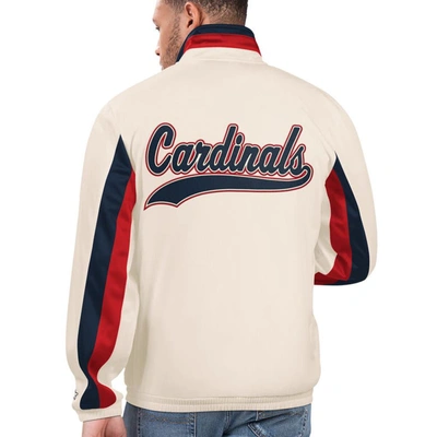 Shop Starter Cream St. Louis Cardinals Rebound Cooperstown Collection Full-zip Track Jacket